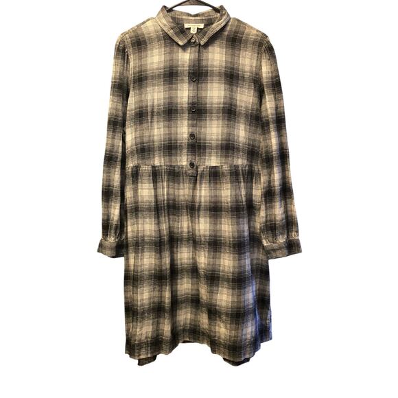 Beach Lunch Lounge Plaid Swing Dress - NWOT - Picture 1 of 6